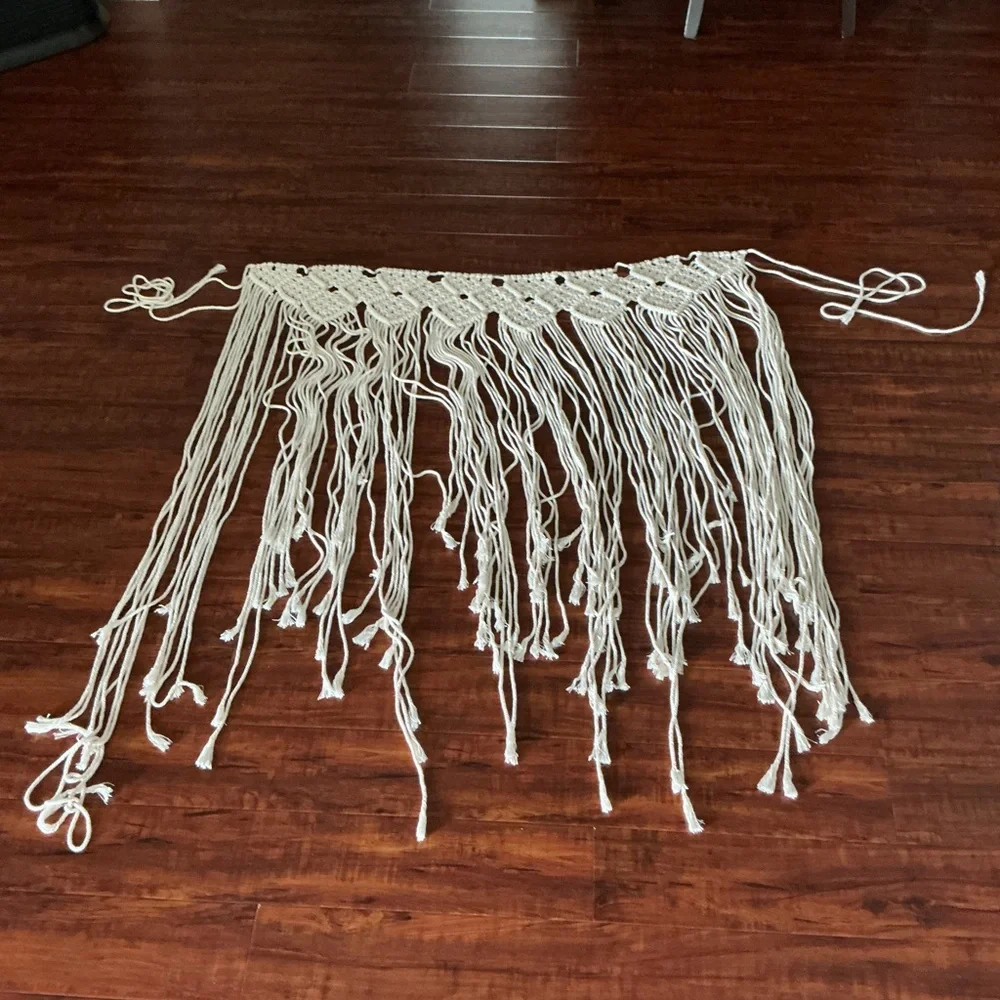 Large Macramé Tassel Woven Wall Hanging Tapestry